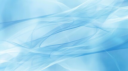 Abstract blue background with soft lines and curves, creating an elegant presentation or showcase for your product. 