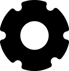 &Iacute;cone Minimalista - config, configura&ccedil;&atilde;o, set, settings, engrenagem,  para Interfaces, Aplicativos, Web, Tecnologia e Design