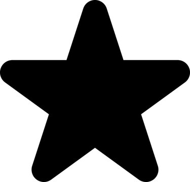 &Iacute;cone Minimalista - favorite, estrela, star, favorito, lista de desejo, wish list, list, para Interfaces, Aplicativos, Web, Tecnologia e Design