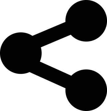 &Iacute;cone Minimalista - COMPARTILHAR, ENVIAR, SHARE para Interfaces, Aplicativos, Web, Tecnologia e Design