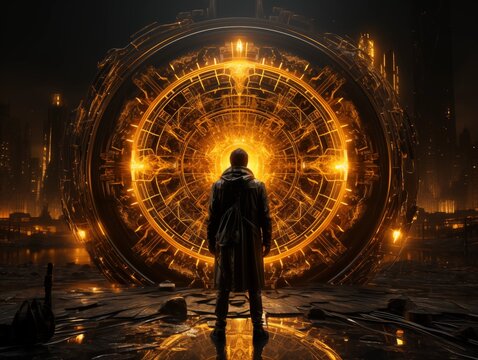 Cyberpunk Portal: A Futuristic Gateway to the Unknown