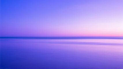 Serene Purple Horizon: A calming gradient of purple hues merging with the horizon, evoking a sense of tranquility and peacefulness over the vast sea.