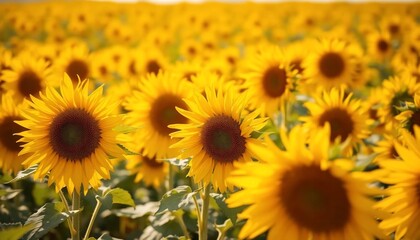 Obraz premium sunflowers in the field