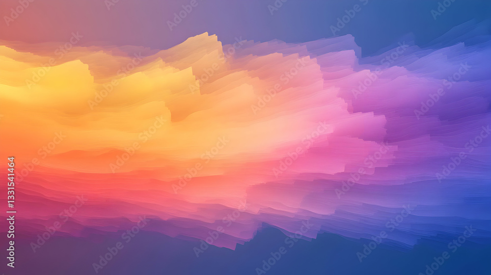 Poster colorful abstract background with soft blurred gradient effect