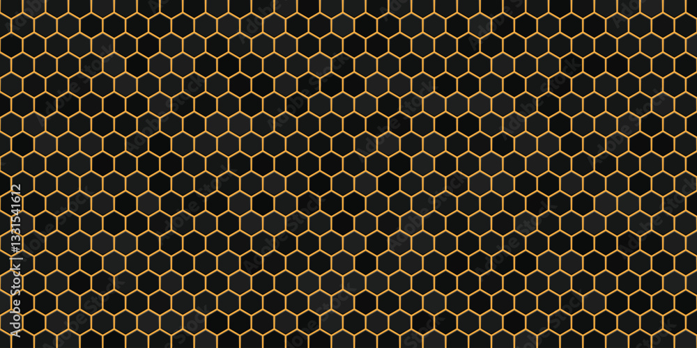 Poster hexagonal pattern vector with a dynamic gradient effect, a globally versatile design element. this g