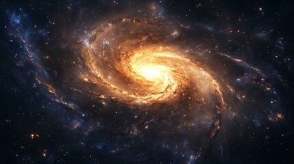 A Stunning Spiral Galaxy in the Cosmos
