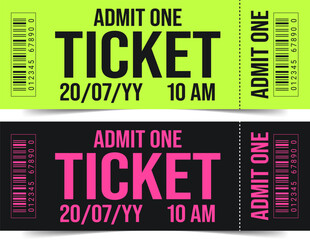 Obraz premium Tickets
