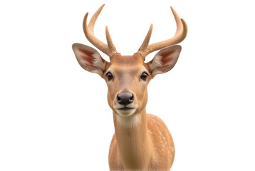 Fototapeta premium Majestic Deer with Antlers Displaying Calm Expressions in Nature