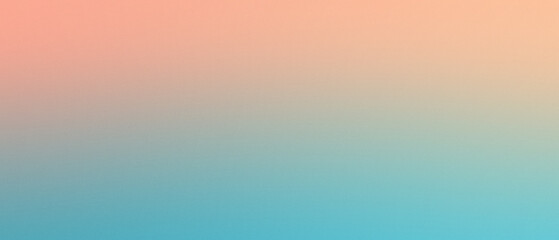 Color gradient background in soft pastel hues. Smooth transition from peach to light blue for design, web, and print projects. Ideal for modern aesthetics.