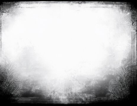 vignette edges white background square overlay old effect