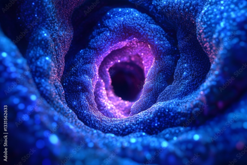 Fototapete colorful swirling patterns create a mesmerizing abstract representation of a cosmic spiral
