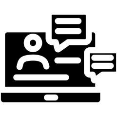 Online Conversation Icon