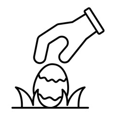 Egg Hunt outline icon