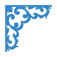 Ornamental Corner Vector art Design.