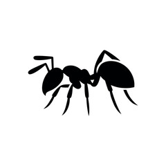 Ant Silhouette - Symbol of Teamwork, Hard Work, and Perseverance