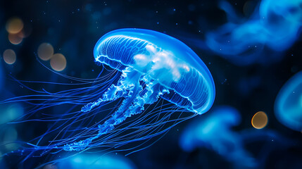 jelly fish in the water