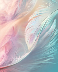 colorful feathers background