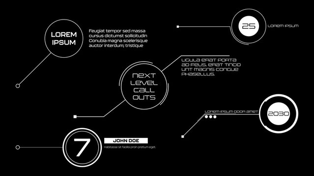 Futuristic Gaming Call Out Titles