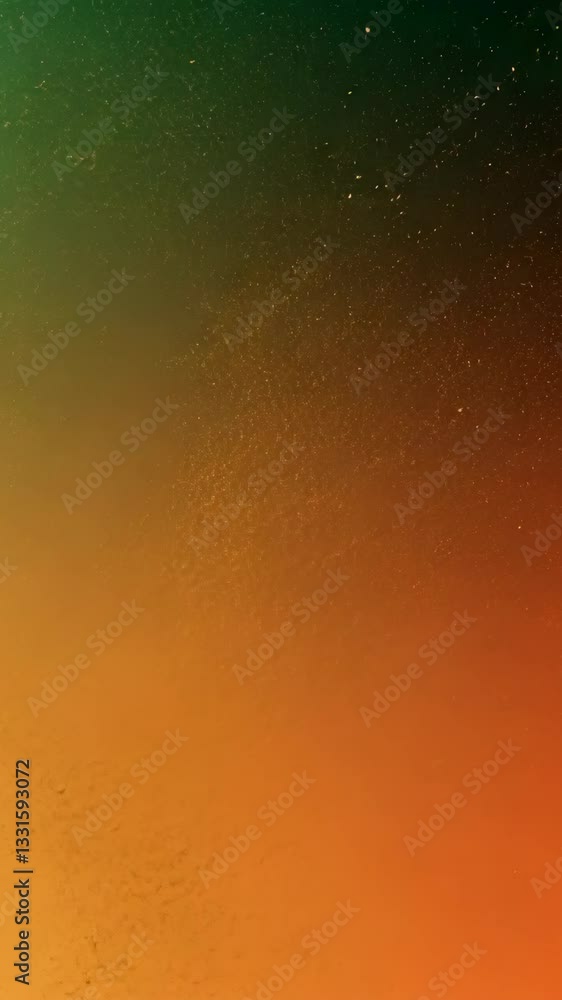 Poster colorful gradient background with shimmering particles creating a vibrant atmosphere during sunset