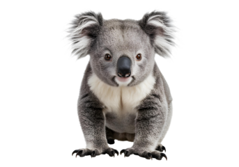 Cute Koala on Transparent Background