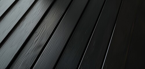 Obraz premium Contemporary Dark Wooden Planks Background