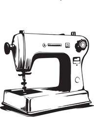 sewing machine isolated on white