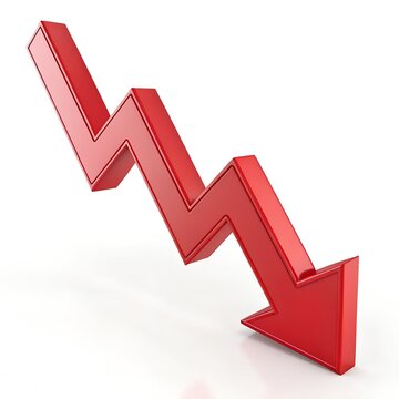 3d icon illustration Increase and decrease money dollar yen euro arrow 