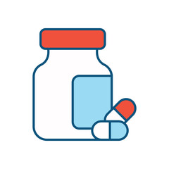 Drugs vector icon 