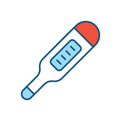 Thermometer vector icon 