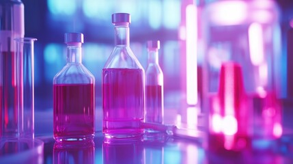 Laboratory setting for scientific research focused on testing and developing therapeutic vaccines, where lab assistants collect blood samples