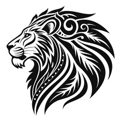 Obraz premium A lion vector art design template