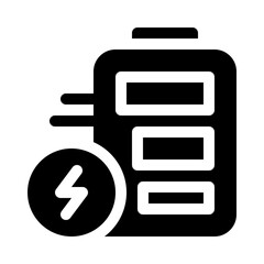 Battery glyph icon