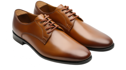 Exquisite Leather Dress Shoes: Classic Brown Style for Men's Formal Fashion, Elegant Footwear, Timeless Design & Stylish Accessories