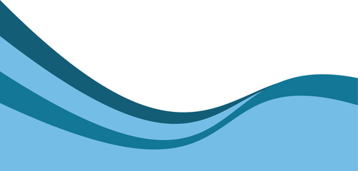 Corner Abstract Modern Blue