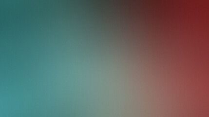 Obraz premium Color gradient background with shades of teal and red, abstract design for modern art, wallpaper, or creative projects. Blurred colorful texture.