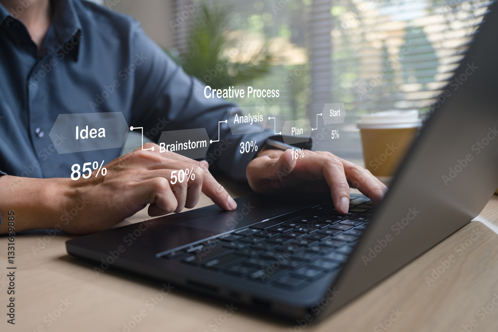 Poster data analysis interface database. analyst information system. business technology research.