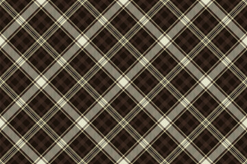 Elegant brown and beige plaid pattern.  Perfect for textile design, website backgrounds, or fashion projects.
