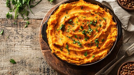 Hearty Sweet Potato and Lentil Shepherds Pie