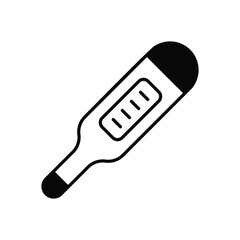 Thermometer vector icon 