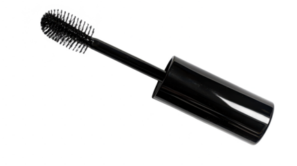 Elegance in a Stroke: A Glossy Mascara Brush for Long, Thick Lashes and Glamorous Eye Makeup, a Beauty Essential for a Stylish Look and Professional Care