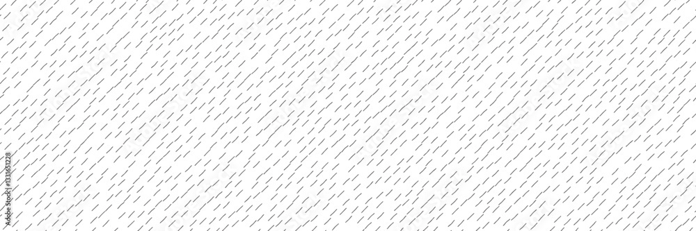 Poster slant dash handdrawn seamless pattern. abstract simple bw bg with thin short diagonal strokes. rain 