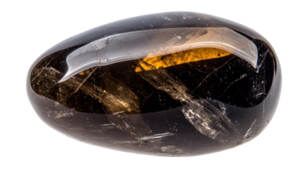 Smoky Quartz Crystal: A Polished Gemstone of Earth's Energy, Perfect for Healing, Meditation, and Spiritual Practices, With a Mystical Touch