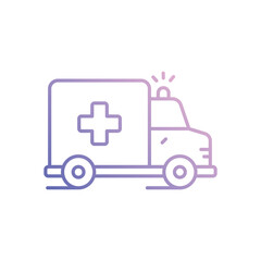 Ambulance vector icon