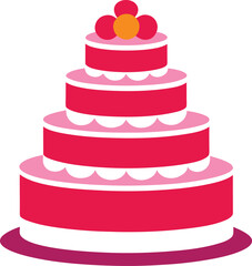  three tiered wedding
