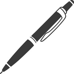 Pen icon on white background. Vector illustration