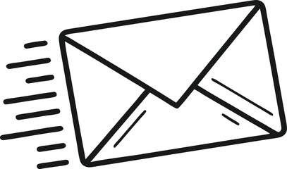 Send message icon on white background. Vector illustration