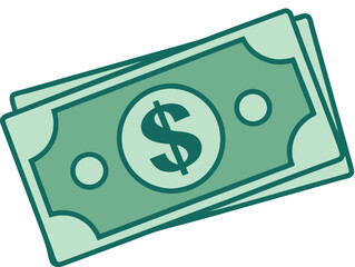 Dollar. Money cash icon. Vector illustration