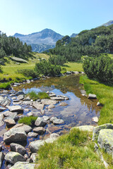 Amazing Summer landscape of Pirin Mountain, Bulgaria