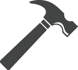 Hammer simple icon. Vector illustration