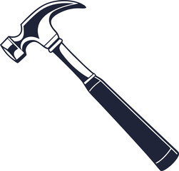 Hammer simple icon. Vector illustration